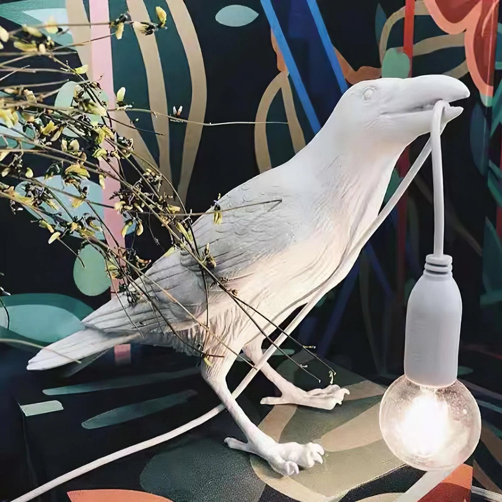 Trendy Crow Resin Table Light