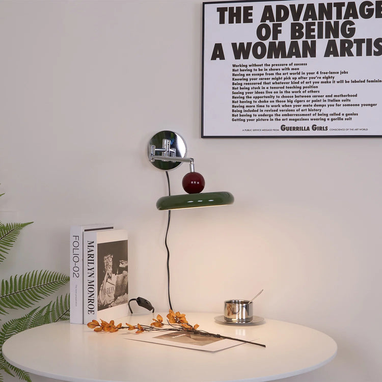 Retro Discoid metal væglampe