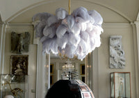 Plume de luxe lysekrone