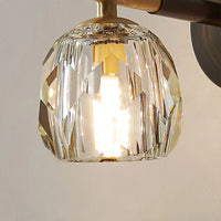 Elegant Copper Globe Wall Light