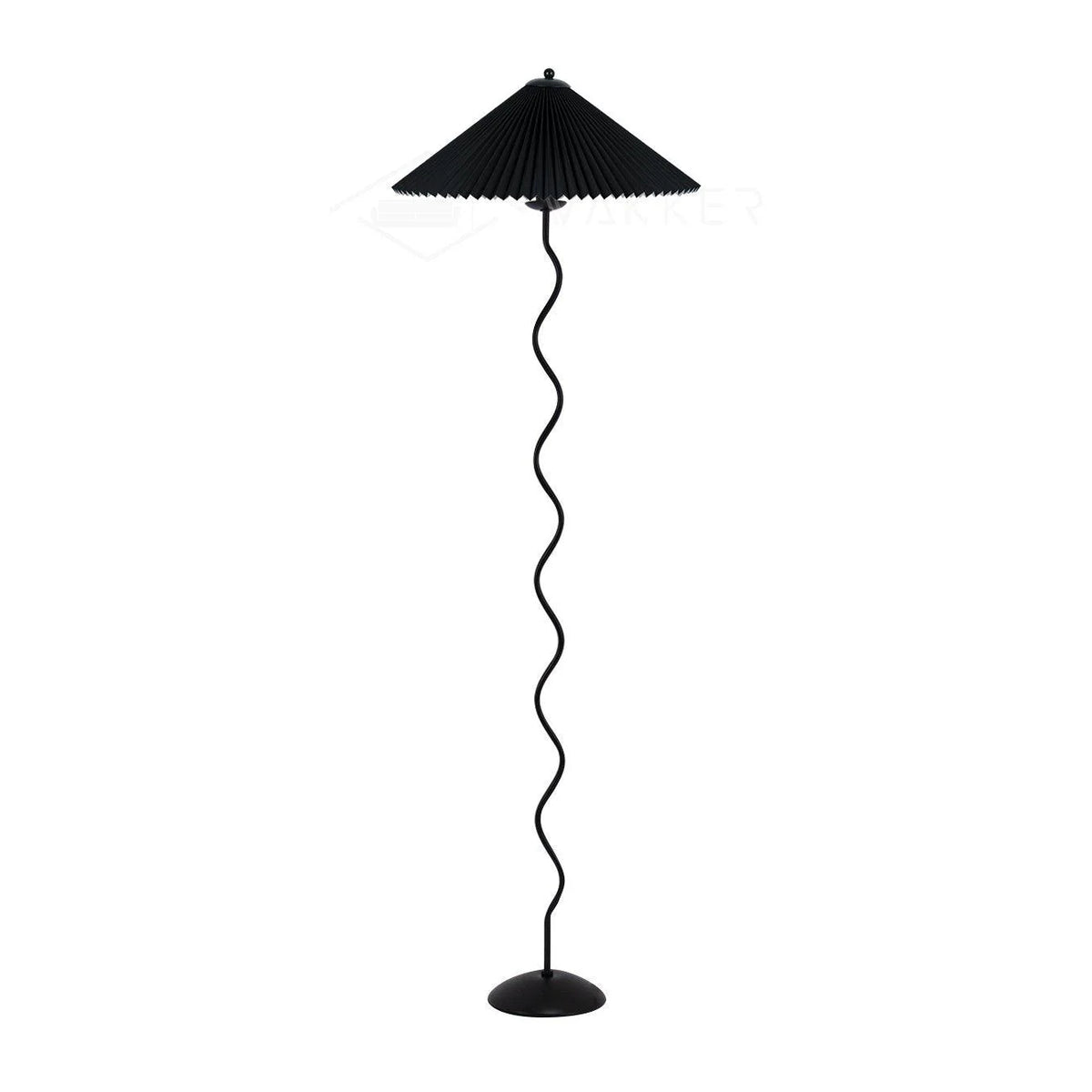 Serpentine -Leuchten -Stehlampe