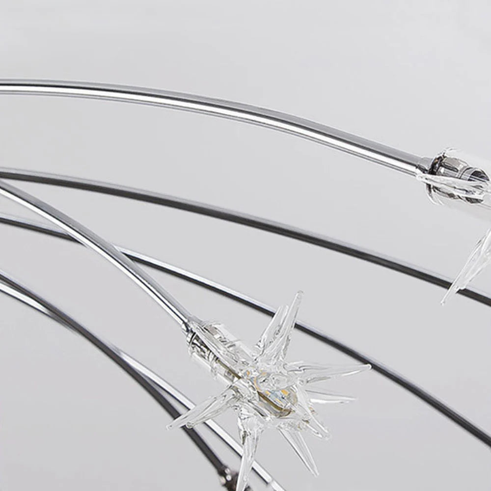 Opulent Star-Globe glass Ceiling Light