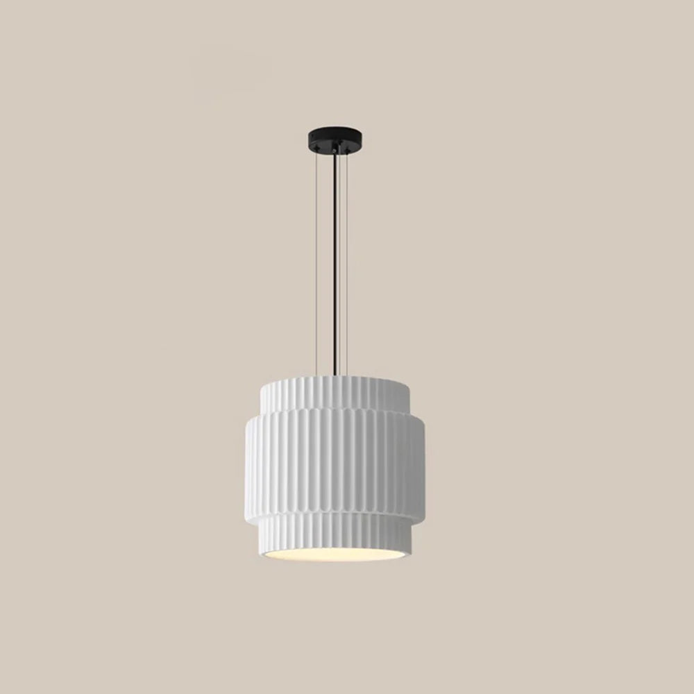 Suspension Bauhaus ronde moderne en résine