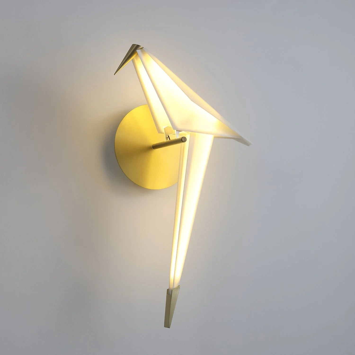 Applique luminosa come una piuma