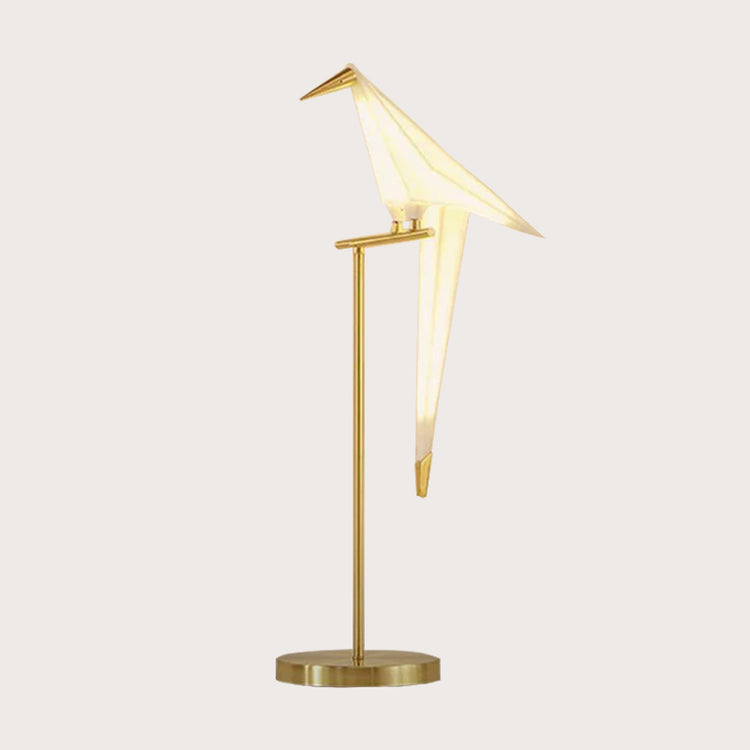 Nordic Paper Crane Origami Bird Skrivebordslampe