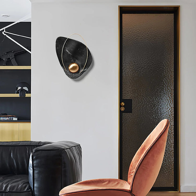 Stilfuld Pearl Resin væglampe