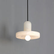 Lampe à suspension ronde moderne en marbre