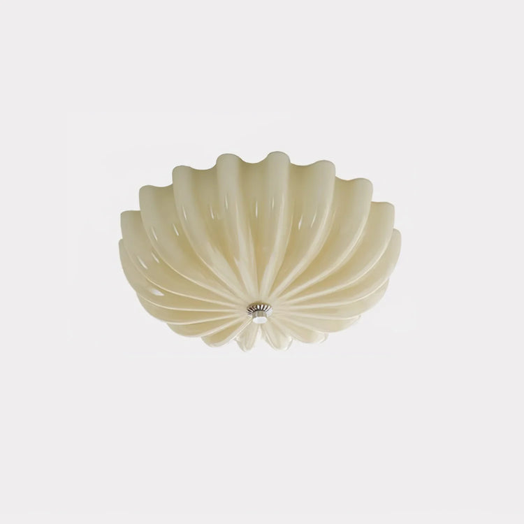 Moderne runde blomsterglas loftslampe