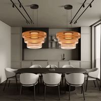 Lampe à suspension en verre de style Bauhaus