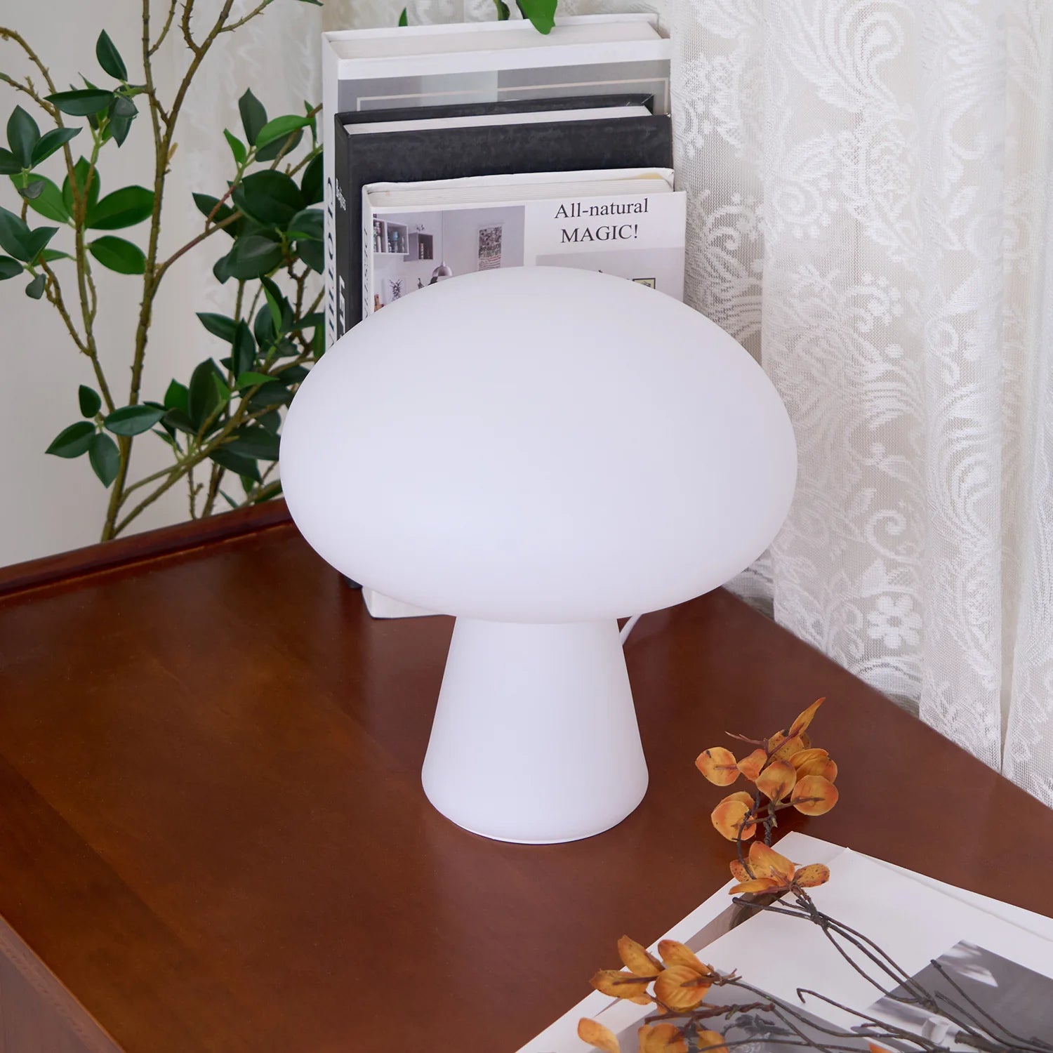 Modern Mushroom Polyethylene Table Lamp