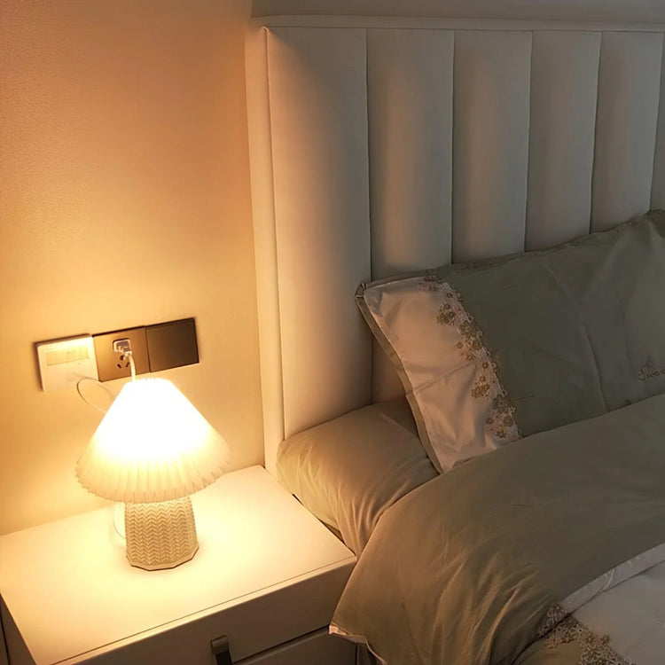 Retro Bell keramisk bordlampe