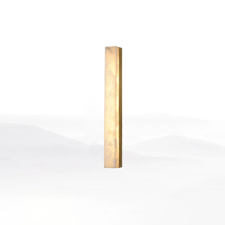 Stylish Narrow Vertical Marble Wall Light