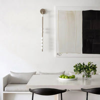 Elegant messing glas væg lys