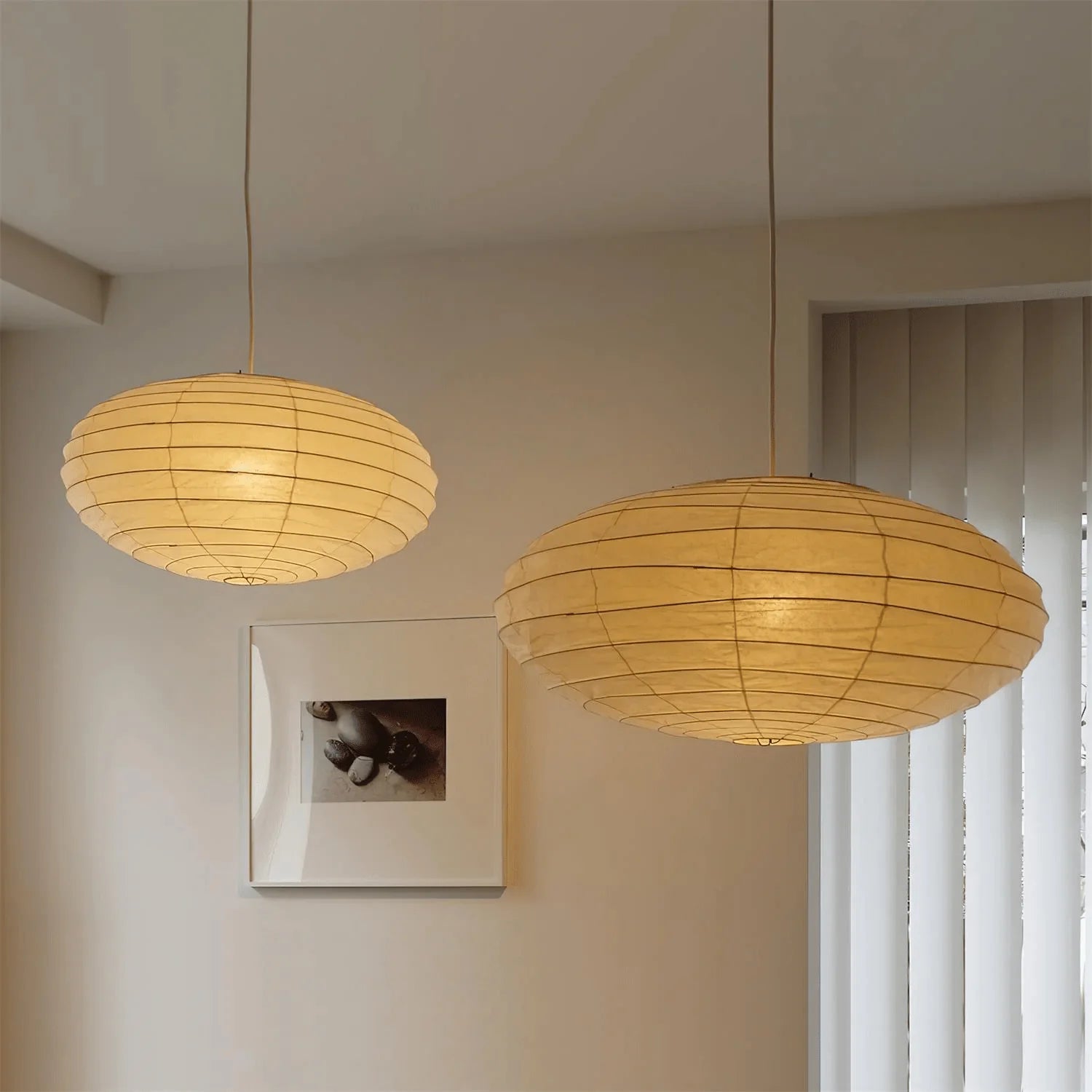 Lampada a sospensione Hikari Washi