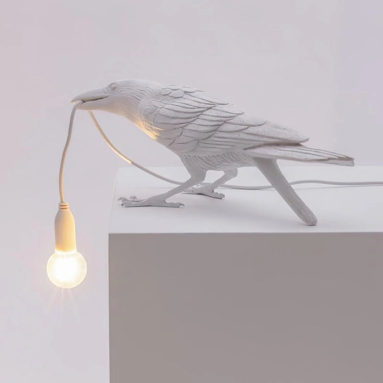 Trendy Crow Resin Bordlampe