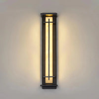 Luce da parete esterna urbana quadrata