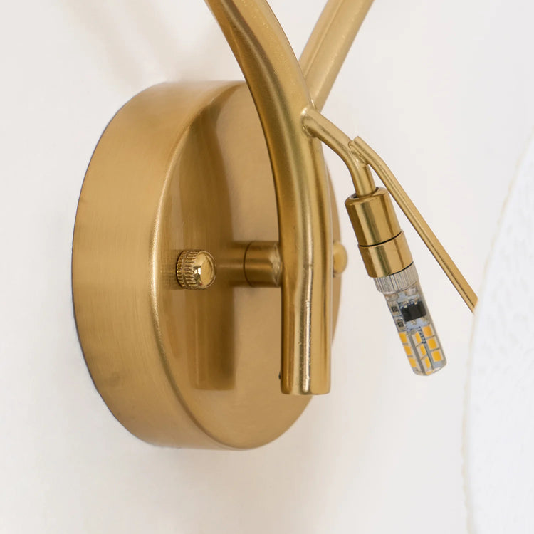 Elegant Lotus Bloom væglampe