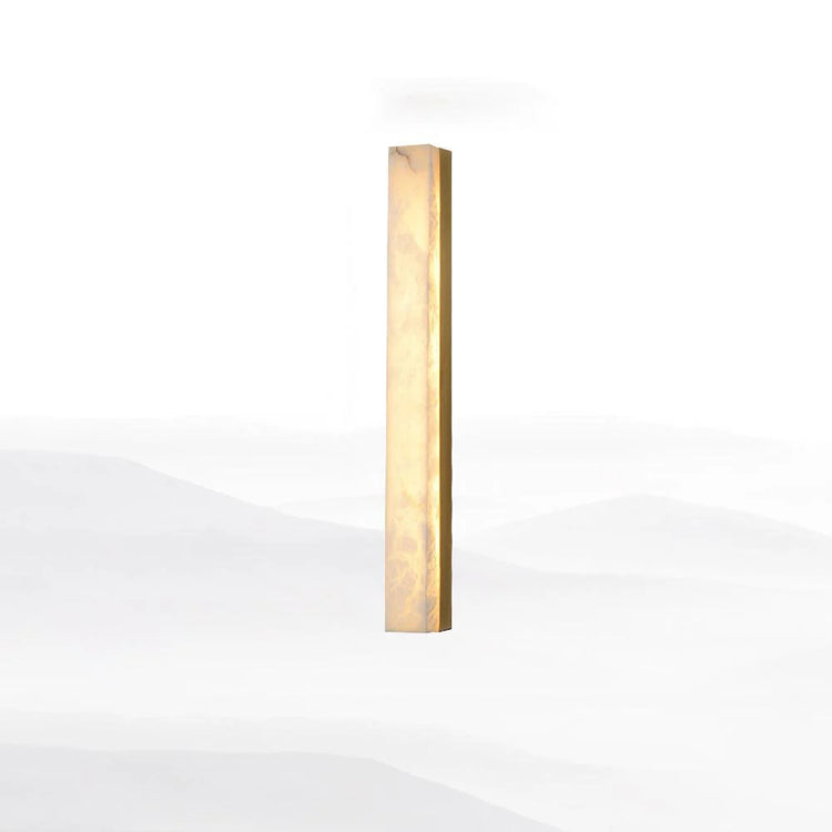 Stylish Narrow Vertical Marble Wall Light