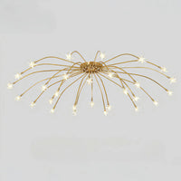 Opulent Star-Globe glass Ceiling Light