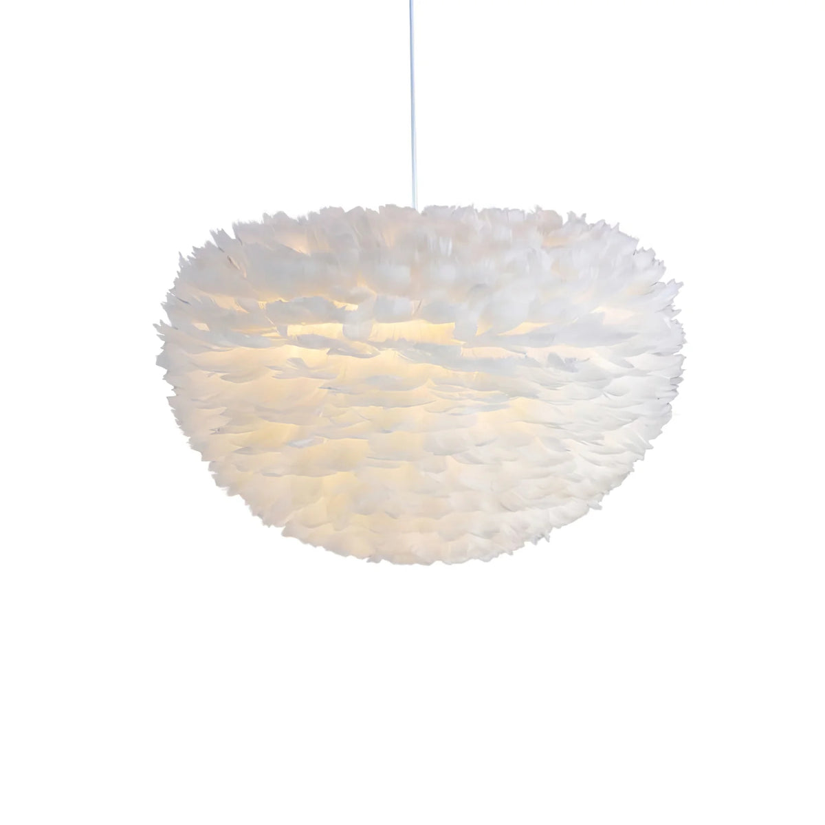 Fluffy Feather Pendant Light