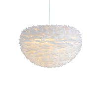 Fluffy Feather Pendant Light