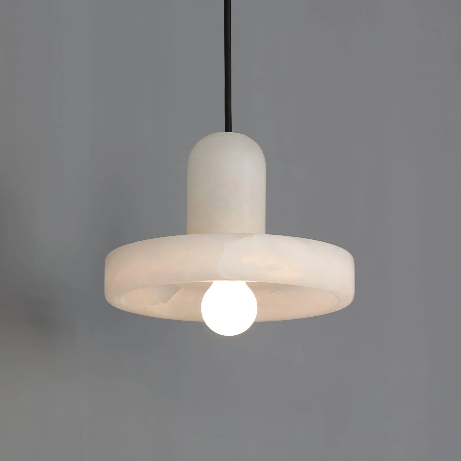 Lampe à suspension ronde moderne en marbre