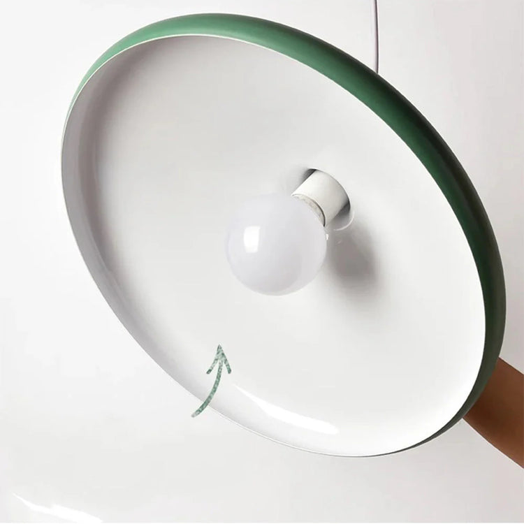 Trendy keglelampe i aluminium