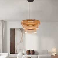 Lampe à suspension en verre de style Bauhaus