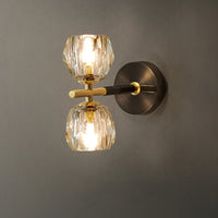 Elegant Copper Globe Wall Light