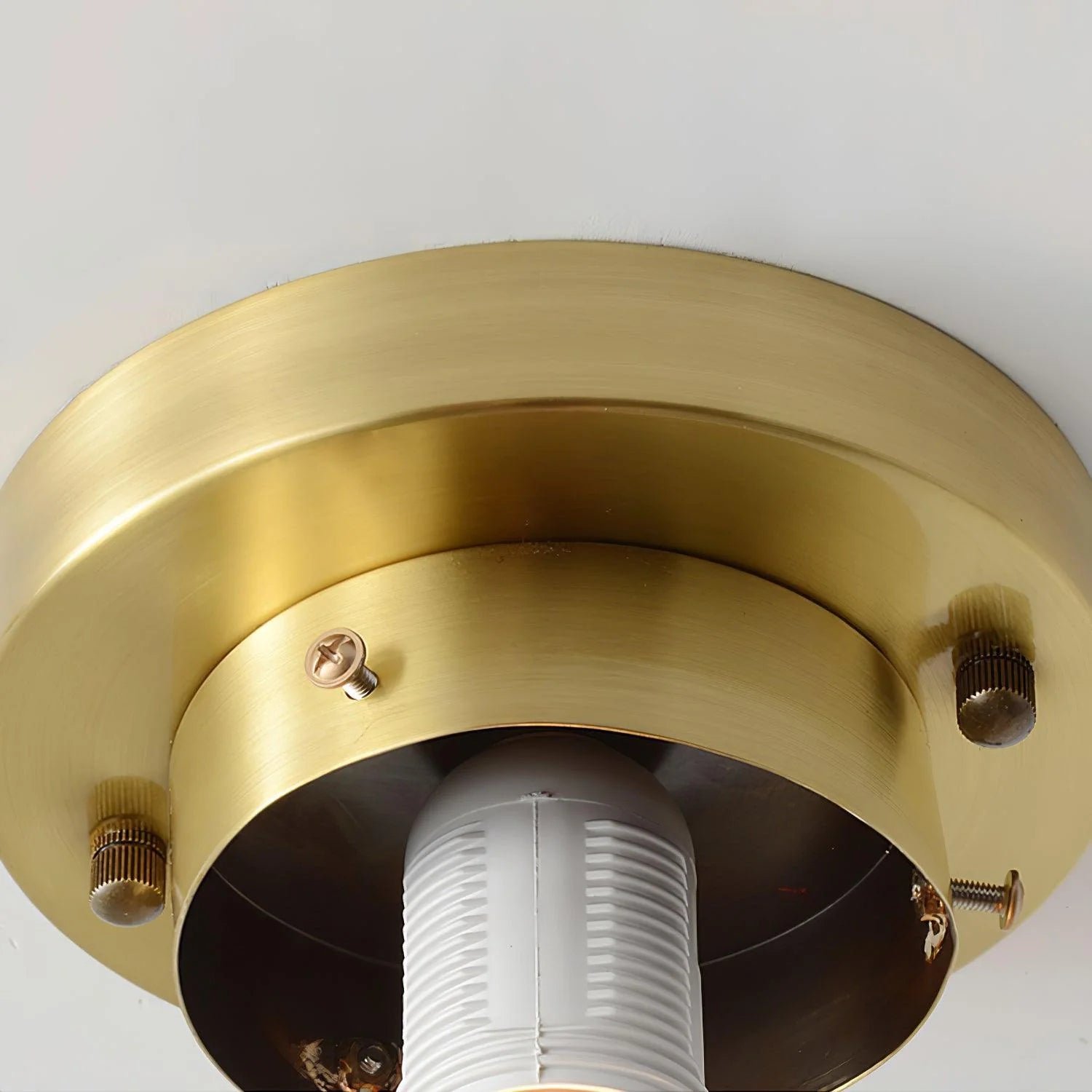 Modern Drum Glass Ceiling Light