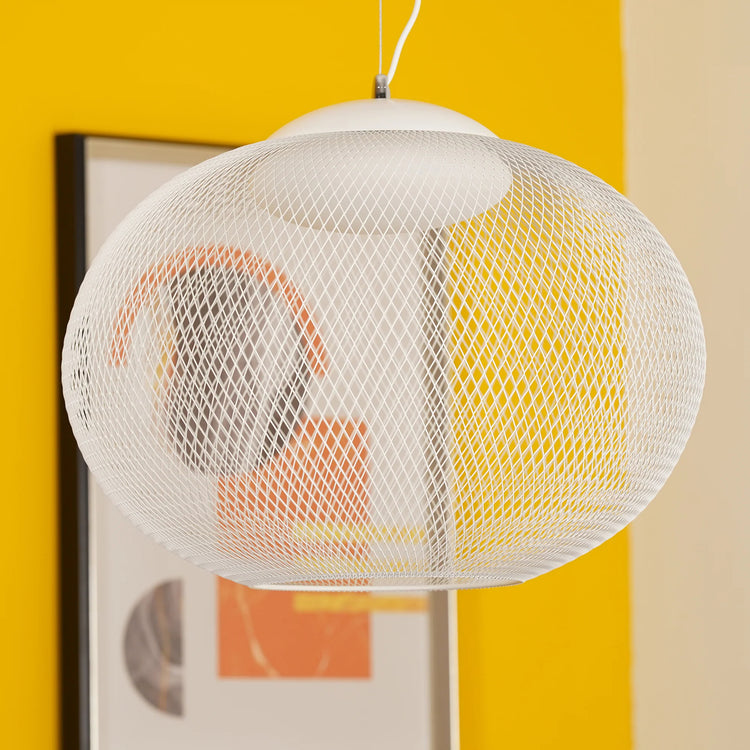 Rustic Mesh Metal Pendant Light