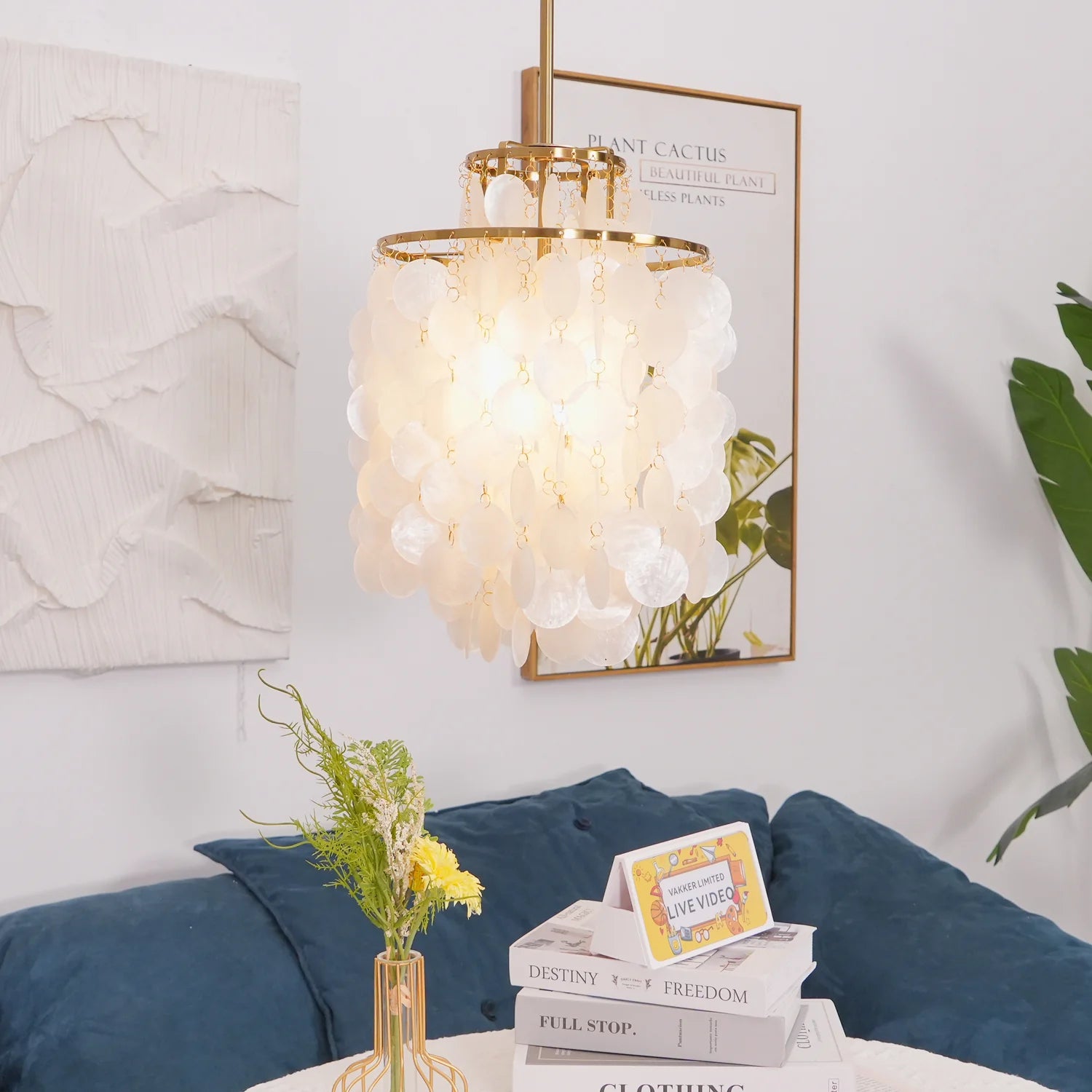 Lustre moderne en forme de nuage