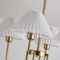 Aurelle plisset lysekrone