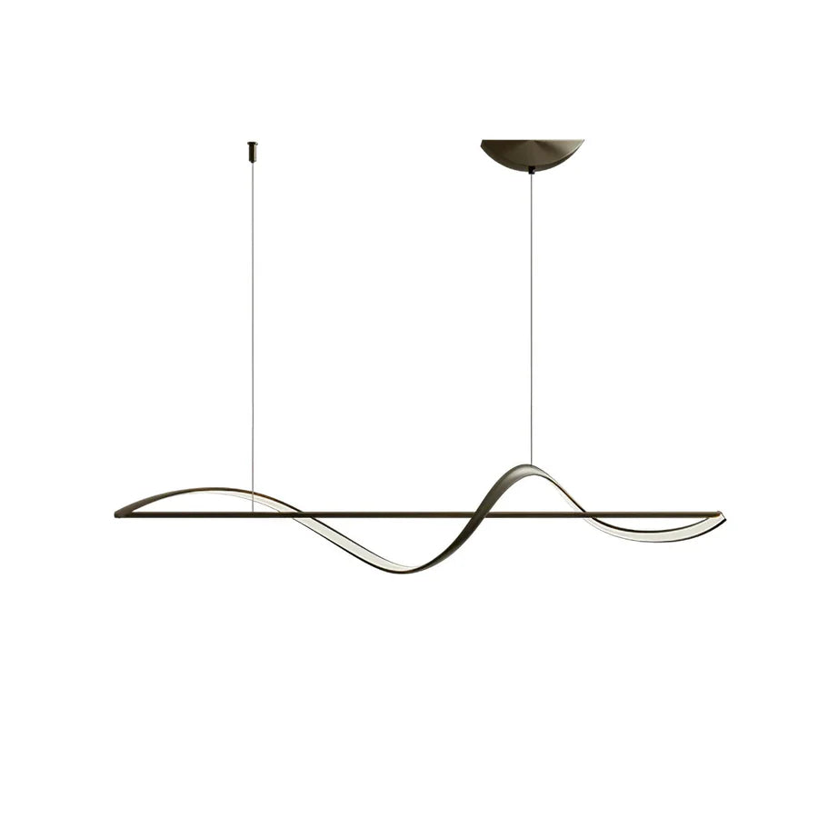 Moderne kreative italienische einfache Linien Restaurant Anhänger Licht Licht