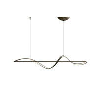 Moderne kreative italienische einfache Linien Restaurant Anhänger Licht Licht
