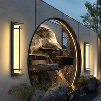 Luce da parete esterna urbana quadrata