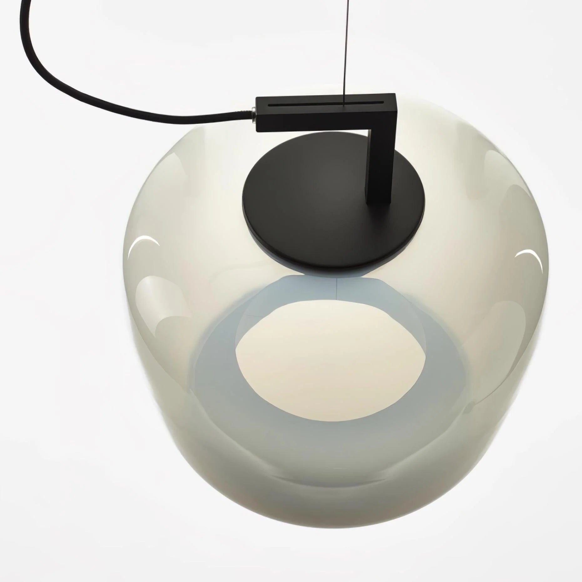 Suspension contemporaine en verre soufflé
