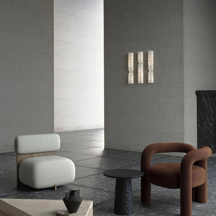 Klassisk Quadrilateral Marmor Væglampe