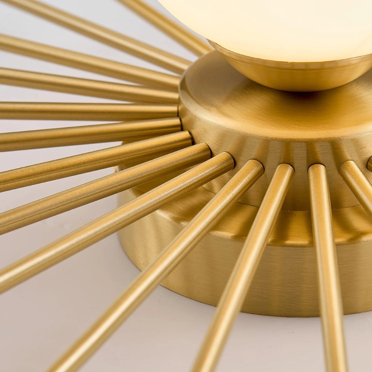 Plafonnier circulaire moderne en verre dépoli