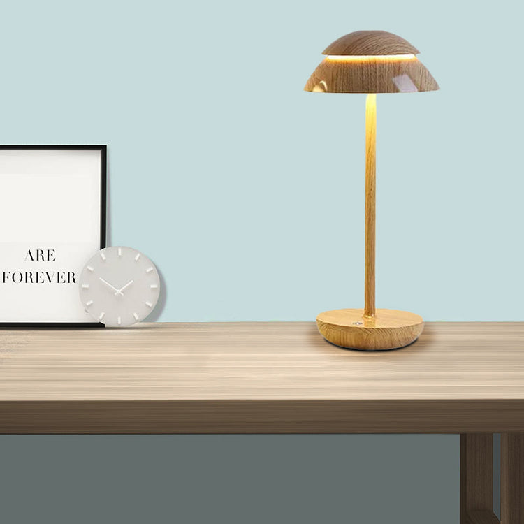 Glarefusion Creative dobbeltlags kuppelbordslampe