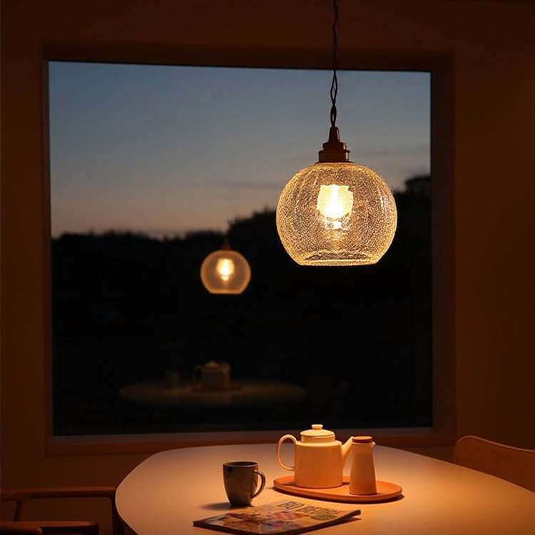 Nordische moderne Kristallglas-Pendelleuchte