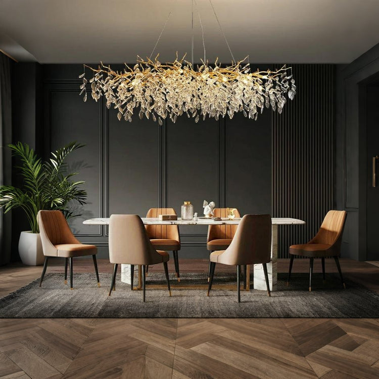 Moderne Krystal Luksus Loftslysekrone