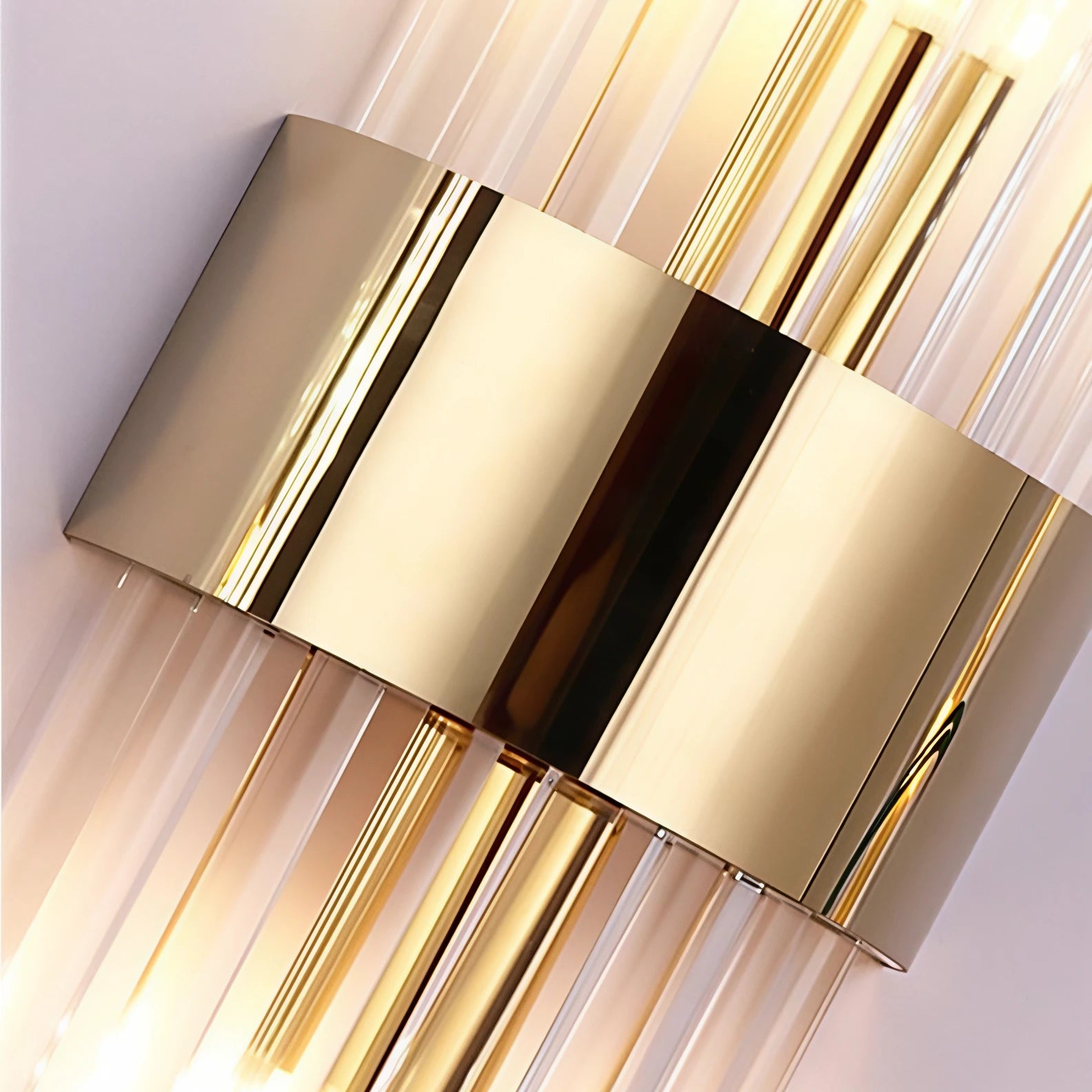 Elegante lampada da parete moderna nordica in oro