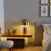 Glarefusion kreativ metalbord lampe