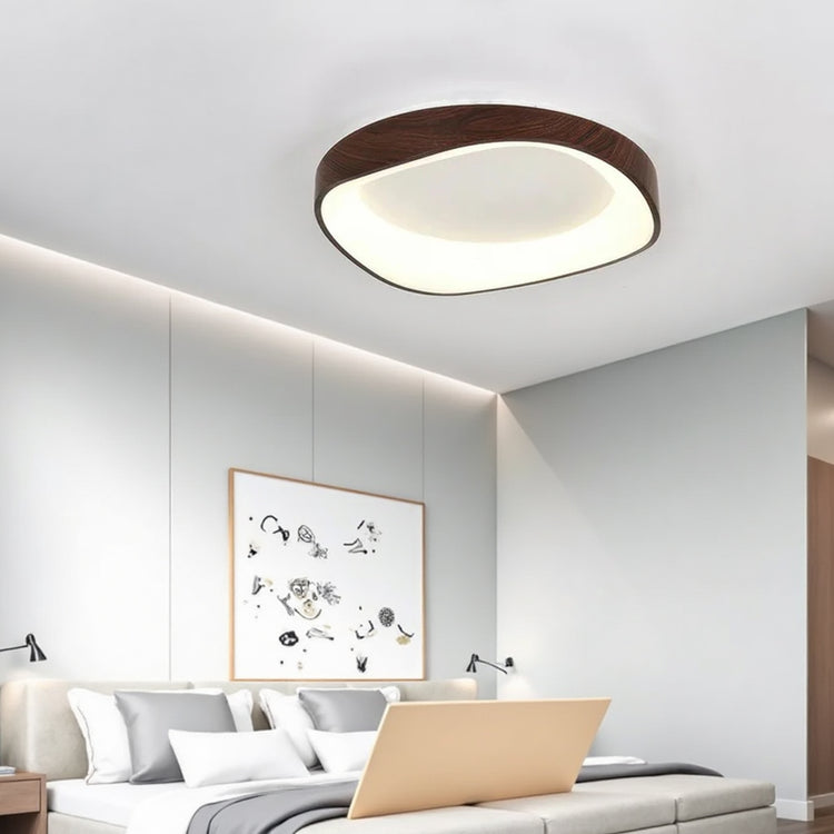 Nordic Wood Grain Ceiling Light