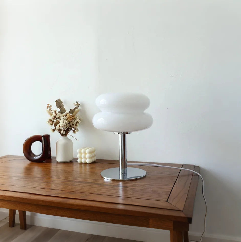 Chic Glass Cake Table Lampe