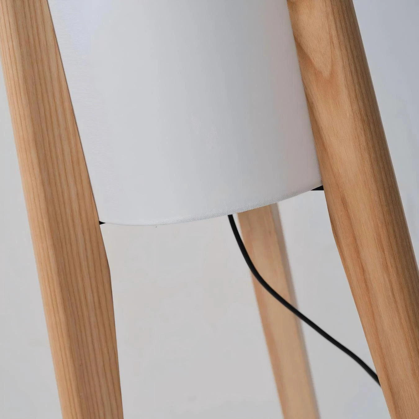 Nordic Solid Wood Floor Lamp