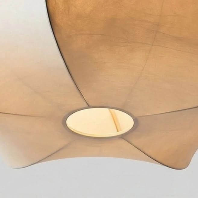 Lampada a sospensione in seta Glarefusion