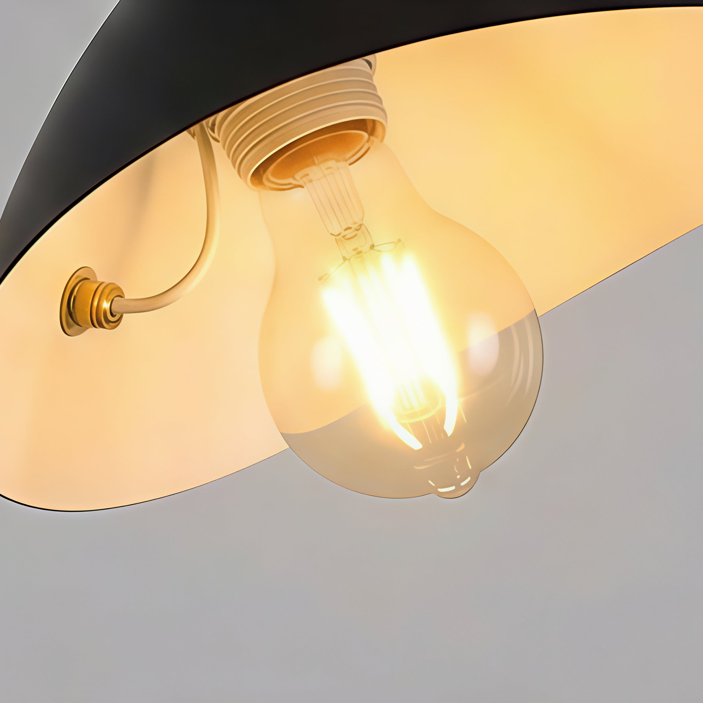 Elegante lampada da parete a doppia testa