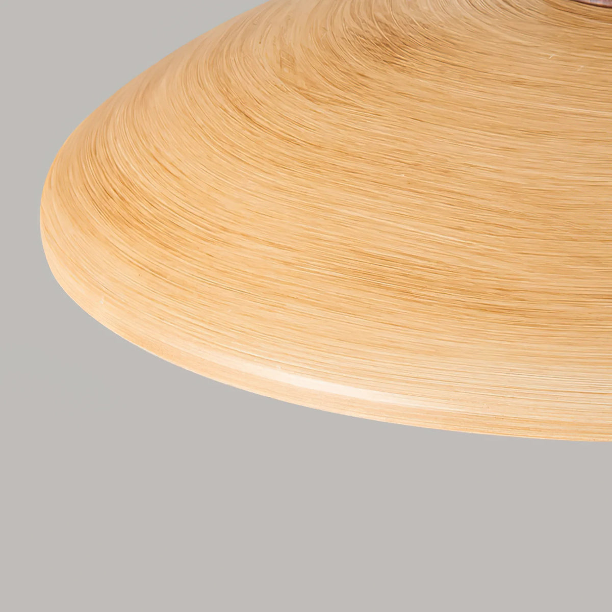 Classic Round Wood Ceiling Light